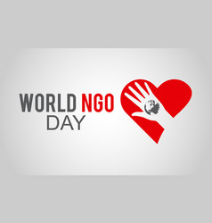 World Ngo Day February 27 Template Design