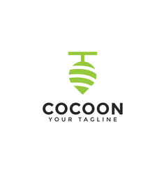 Abstract Cocoon Logo Design Template