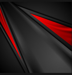 Red Black Contrast Abstract Corporate Background