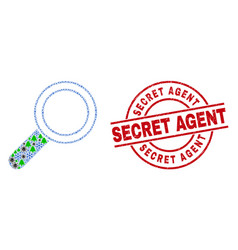 Secret Agent Grunge Stamp And Magnifier Tool