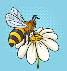 Bee On A Flower Pinup Pop Art