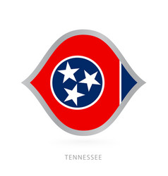 Tennessee National Team Flag In Style