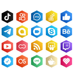 25 Simple White Icons Such As Messenger Facebook