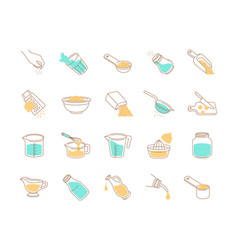 Cooking Measure Icons Set