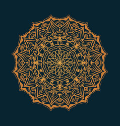 Golden Mandala Pattern