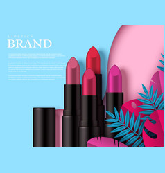 Lipstick Makeup Ad Cosmetics Beauty Product