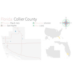 Map Collier County In Florida