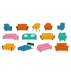 Trendy Furniture Doodle Comfort Couch House