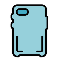 Bumper Phone Case Icon Flat