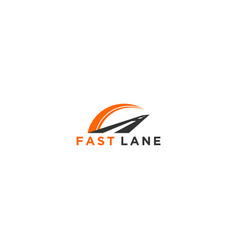 Highway Fast Lane Modern Logo Design