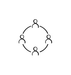 Social Network Line Style Icon Design