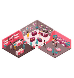 Isometric Cosmetics Store