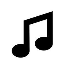 Music Note Silhouette Icon