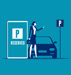 Reserve Parking Space For Curbside Car Business