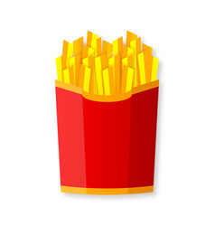 French Potato Pack Box Cartoon Fastfood Fry