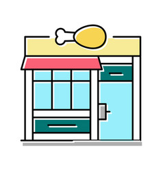 Butchers Shop Color Icon