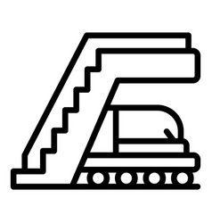 Door Airplane Service Icon Outline