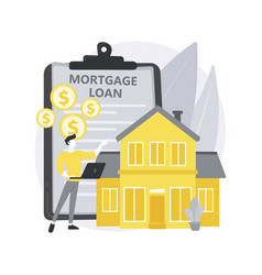 Mortgage Loan Abstract Concept