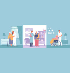 Nursing Home Design Concept Set