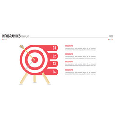 Target Dart Or Dartboard Infographic For Business