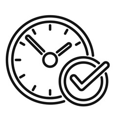 Approved Timer Icon Outline Team Go