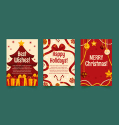 Gradient Business Christmas Cards Template