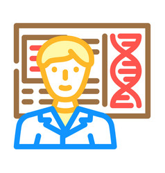 Biomedical Engineer Worker Color Icon