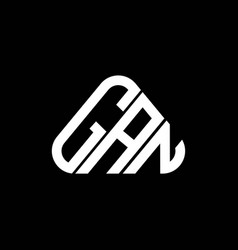 Gan Letter Logo Creative Design With Graphic