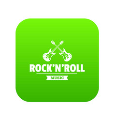 Rock N Roll Icon Green