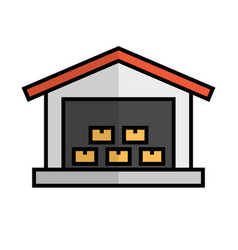 Warehouse Icon Or Storage Or Operator