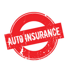 Auto Insurance Rubber Stamp