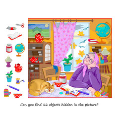 Can You Find 12 Objects Hidden In The Picture