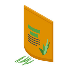 Spirulina Powder Icon Isometric Alga Plant