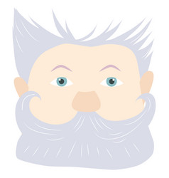 Cartoon Faces Of A Man With A Beard