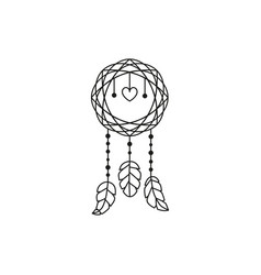 Boho Black Indian Dream Catcher