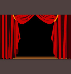 Theater Curtains Red Stage