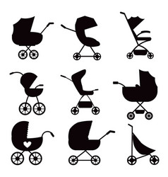 Baby Stroller Silhouette