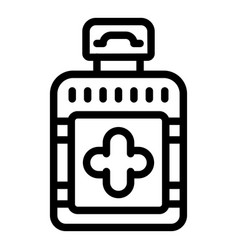 Disinfectant Bottle Icon Outline Clean