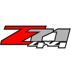 Z71 4x4 Logo Chevrolet