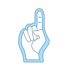 American Football Foam Finger Icon