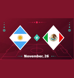 Argentina Vs Mexico Football 2022 Group C World