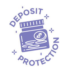 Deposit Protection Banking System Safety Icon