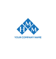 Hmm Letter Logo Design On White Background