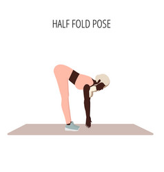 Half Fold Pose Yoga Workout