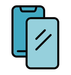 Phone Case Icon Flat