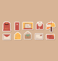 Trendy Handwritten Letter Sticker Pack Design