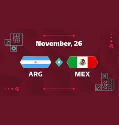 Argentina Vs Mexico Football 2022 Group C World