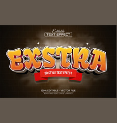 Ekstra Cartoon Bold 3d Text Effect Editable