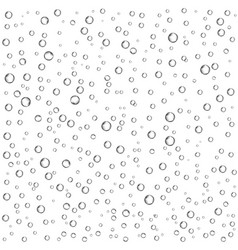 Oxygen Air Bubbles Flow In Water On White