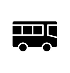 Public Transport Black Glyph Icon